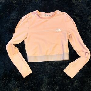 Puma PWRSHAPE Performance Long Sleeve Crop Top size L